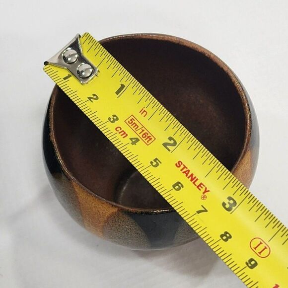 Robert Maxwell 7.5" VINO Pottery Craft Decanter With 3 Cups Midcentury Modern - Picture 5 of 12